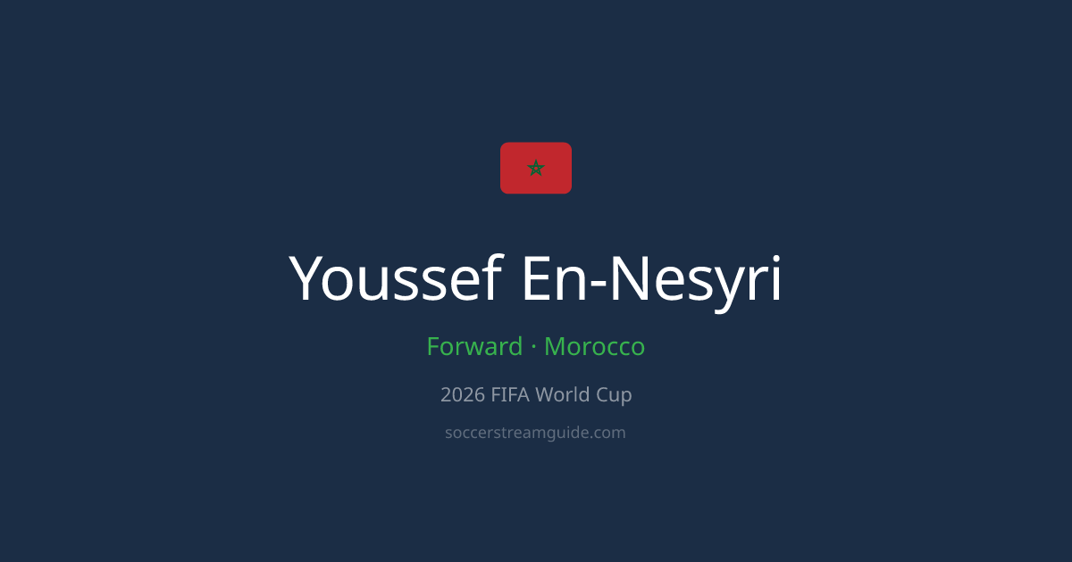 youssef-en-nesyri-morocco-world-cup-2026-soccer-stream-guide